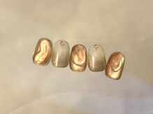 ラクネイル 浦和店(raku nail)/ぷっくり×オレンジマグ