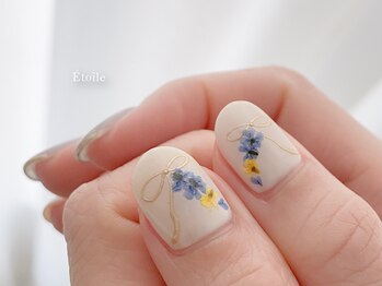 サロン ド エトワール(Salon de Etoile)/ドライフラワー*リボンネイル