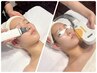≪メイクのり◎≫【毛穴洗浄+顔脱毛60分 ¥4950】毛穴&うぶ毛ケアで美肌へ☆