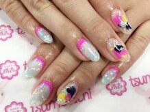 ネイルサロン 爪吉/カラフル☆ニュアンスで魅せる♪