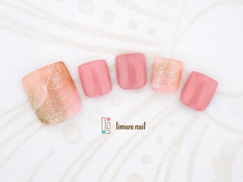 リモアネイル(limore nail)/【フット】タイダイ☆