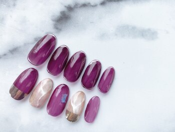 スリー(THREE)/Sept,2020/nail design