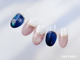 雪の結晶ネイル【11981】
