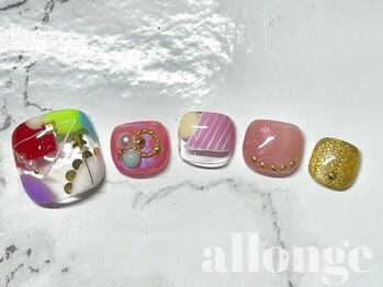 美サロン アロンジェ甲府向町店/幾何学ネイル☆