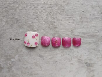 シンプリー ネイルアンドアイラッシュ 祖師谷大蔵店(Simpliee Nail&Eyelash)/【フット】フルーツネイル