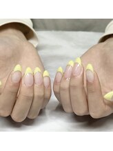 センスネイル(Sense nail)/イエローフレンチ