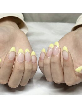 センスネイル(Sense nail)/イエローフレンチ
