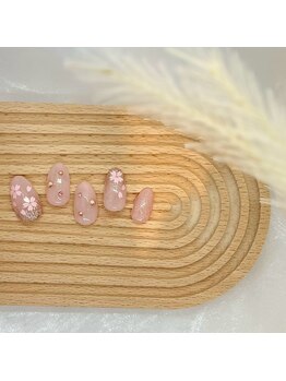 ¥7.800　桜ネイル
