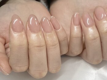 ミソ(Miso)の写真/シンプルだけど華やか♪オフィス/シンプルネイルは当店にお任せください！持ち込みデザインも大歓迎☆