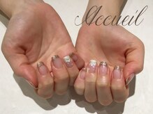 アクイユ 銀座店(ACCUEIL)/ラメフレンチ