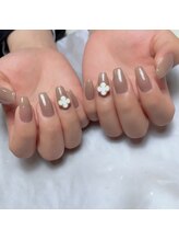 ネイルルーム オルポノ(Olupono)/シンプルワンポイントパーツ☆