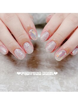 フォルトゥーナ 神田(Fortuna)/キラキラ氷ネイル/神田