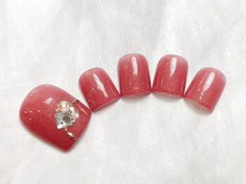 ネイルサロン イズ(NAIL SALON iS)/フット初回限定Hコース★¥7700