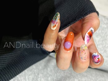 アンドネイル ビューティー(AND nail,beauty)/春ネイル/ニュアンス/藤沢