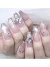【デビューネイリスト限定】2回目以降☆パーツのせ放題10本アート ¥7150