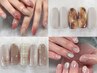【新規】定額Bコース16種類☆季節のアート/流行デザイン◎(10/1より7,000円)