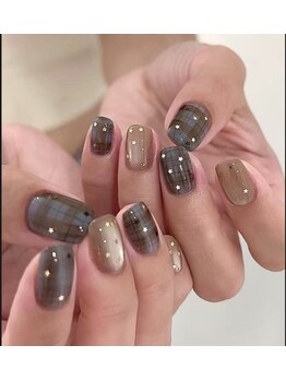 バイムーンサロン(By Moon Salon)/べっ甲ネイル/ちゅろんネイル