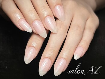サロン エージー(salon AZ)/チップ長さ出しワンカラー