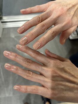 サロンドエー 帝塚山(Salon de A)/ネイルケア+ポリッシュ仕上げ