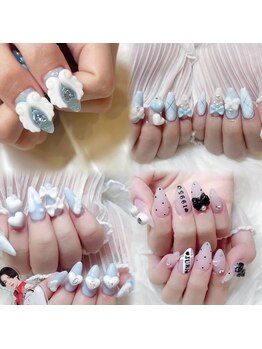 ワンホン&スカルプネイルサロン金山 lily nail【8月1日NEW OPEN(予定)】の写真/とびきり可愛いを指先に。韓国・ワンホン・3Dパーツで理想の推しネイルを叶えます!