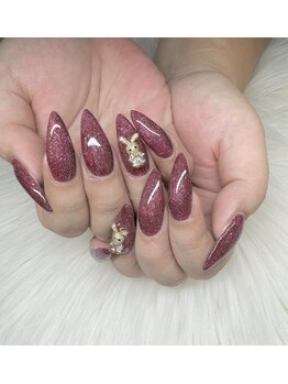 タムタムネイル 本厚木(Tam Tam Nail)/マグネットフラッシュネイル