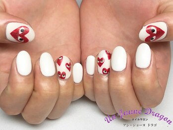 アン ジョーヌドラゴ/ショート☆手書きネイル