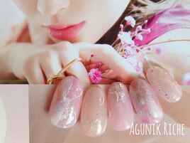 【大理石ネイル】