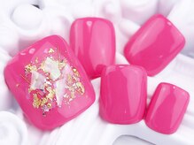 シシュ 梅田店(SyiSyu)/ピンク　フット　ネイル