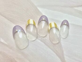 エストリブレ(estLivre)/ストライプフレンチ