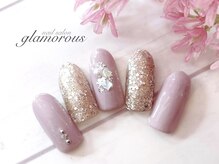 ネイルグラマラス 西新井店/《パラジェル》春色 大人上品