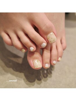 トップヘアーテラス(TOPHAIR TERRACE)/フットネイル/フラワーネイル