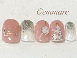 大人のクリスマスネイル