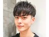 【メンズメニュー】 アイブロウデザイン＋間引き（毛量調整）＋眉毛 wax 脱毛