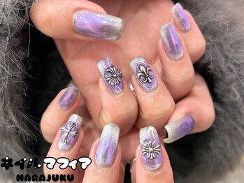 ネイルマフィア 原宿(NAIL MAFIA)/ニュアンス/ミラー/マグネット