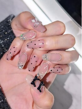 ヘネシー 仙台店(HENECY)の写真/《高技術×ハイセンス》自然な長さ出しでキレイな圧倒的フォルムを再現◎3D/推しネイル人気♪