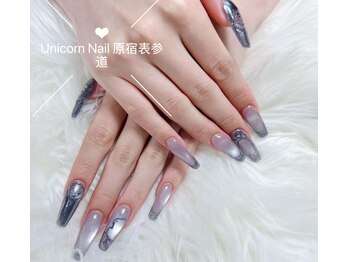 ユニコーンネイル 原宿表参道(unicorn nail)/チップ長さだし10本お持ち込み