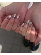 ニコッテ 本厚木(nicotte.)/マグネットネイル/冬ネイル