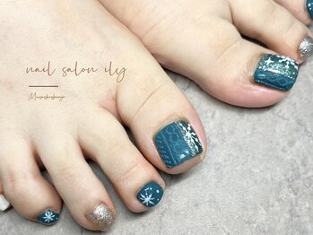 クリスマスネイル　パラジェル