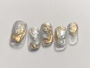 gold&silverぷっくりニュアンス