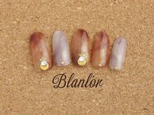 ネイルサロン ブランロール 白金店(Nail Salon Blanl'or)/初秋のクリアべっ甲ネイル