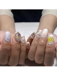 落書きネイル♪