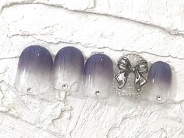 リボンパープルグラデ￥10550