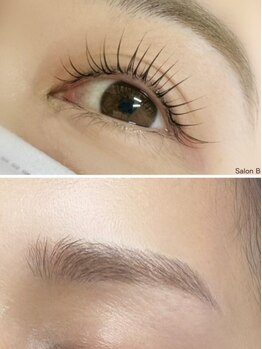 サロンビーアイ 六本木(Salon Bi.)の写真/失敗したくない！初めての方におすすめ！1人1人のお顔に合わせた似合わせアイブロウ！メイクも教えます♪