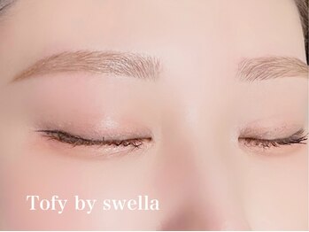トフィー バイ スウェラ(Tofy by swella)の写真/【アイブロウスタイリングWAX5500円～】垢抜け眉で毎日のメイクが楽に♪［恵比寿］