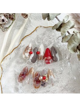 クリーム(Nail Atelier CREAM)/ニュアンスデザインサンプル