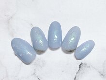 アルセア 上野御徒町店(Alcea)/オーロラ　ミラー　しずくネイル