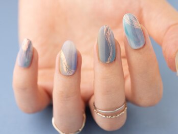 ヴァンネイル(VINGT NAIL nail&eye beauty)/オーロラニュアンスネイル