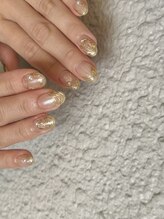 リリ ネイルアンドアイラッシュ(LiRi nail&eyelash)/もやもやミラーデザイン