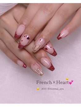 リアンド(Li&)/バレンタインネイル