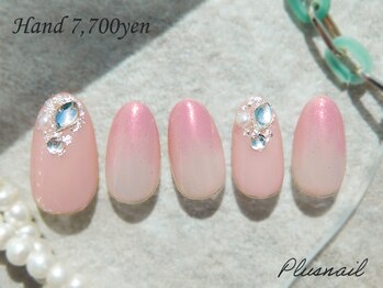 プラスネイル 北千住東口店(PLUS NAIL)/【3170】オーロラネイル